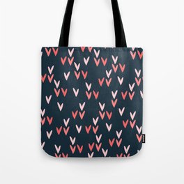 Valentine Day Hearts All Over Tote Bag