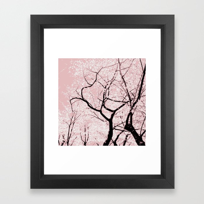 Cherry Blossom Dance Framed Art Print