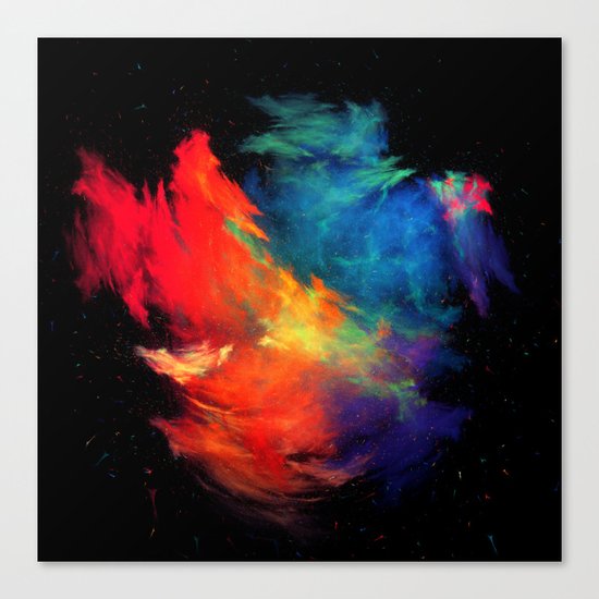 Rainbow colors Canvas Print