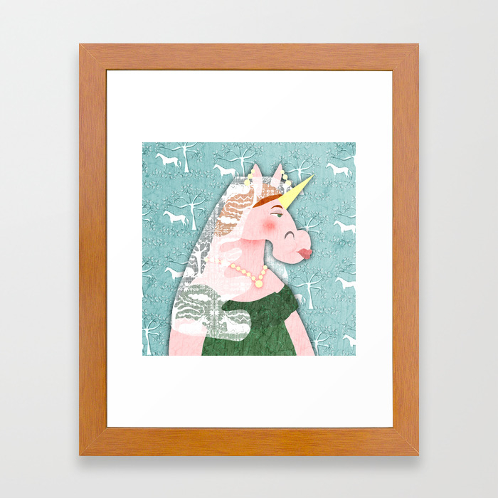 Unicorn Queen Victoria Framed Art Print By Thatssounicorny Society6