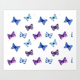 purple butterfly art prints to match any home s decor society6