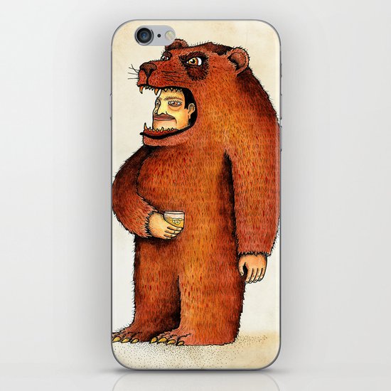 Oso pico tibio iPhone & iPod Skin