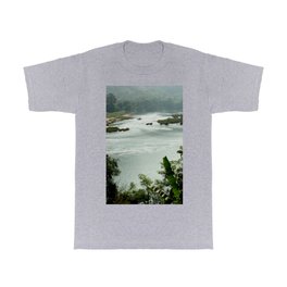 Mekong River Tropical Forest Landscape, Laos T Shirt | Image, Jungle, Travel, Scenery, River, Mekong, Nature, Forest, Tropical, Exotic 
