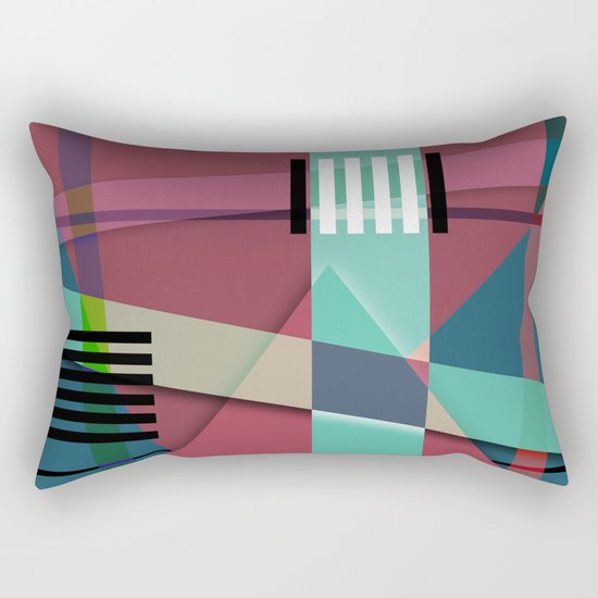 Abstract #410 Rectangular Pillow