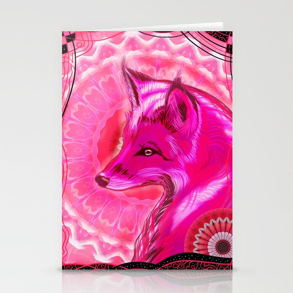 The Pink Fox Stationery Cards