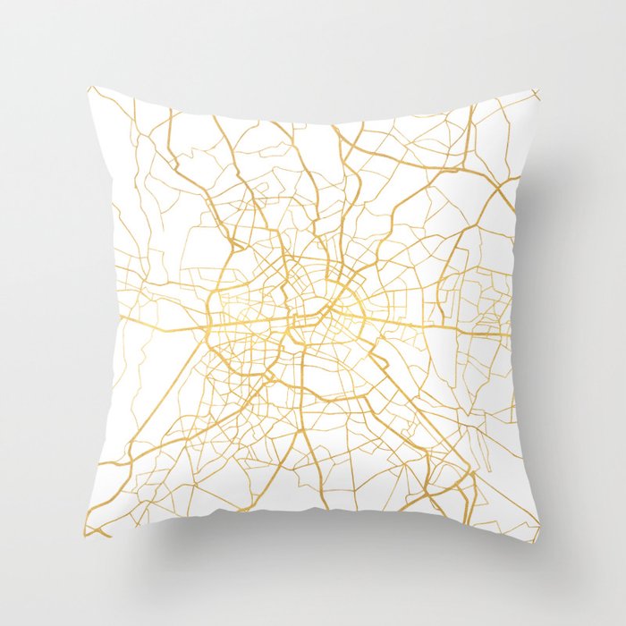 BERLIN GERMANY CITY STREET MAP ART Deko-Kissen BERLIN GERMANY CITY STREET MAP ART Deko-Kissen