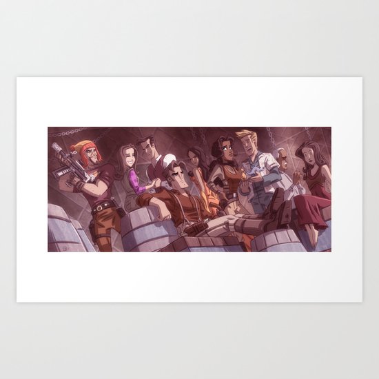 Fireflies Art Print