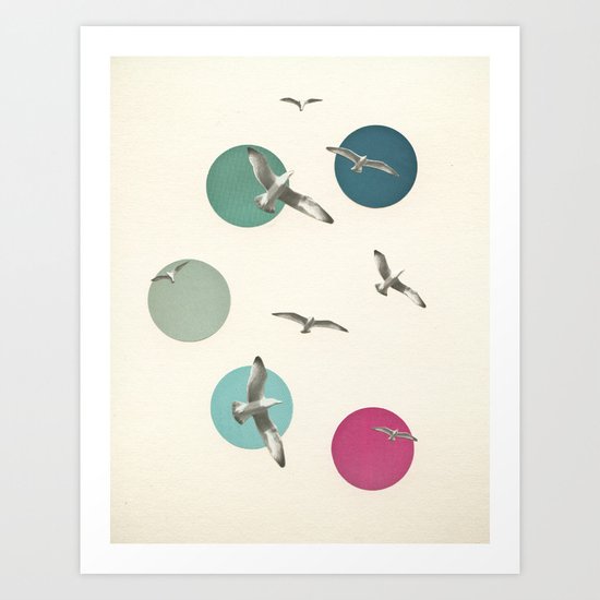 Circling Art Print