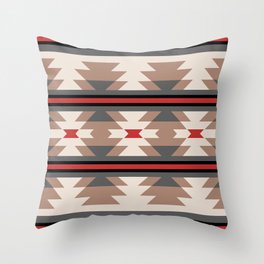 Southwestern Pattern 125 Throw Pillow