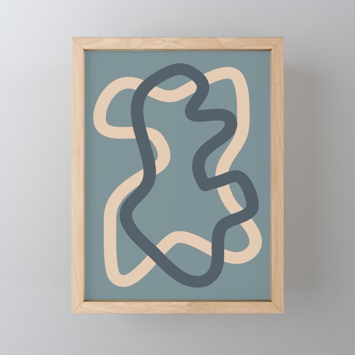 Abstract 03A Framed Mini Art Print