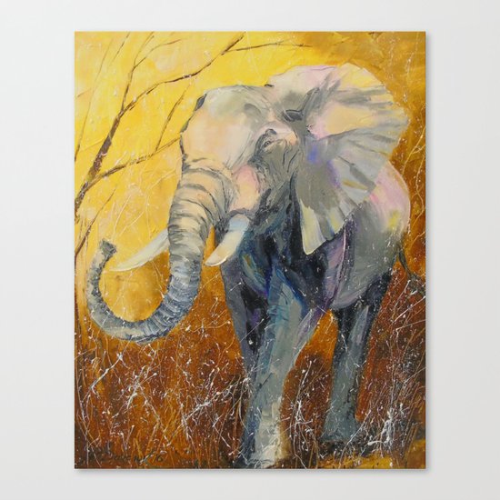 Elephant Canvas Print