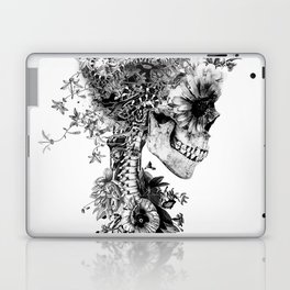 Skull BW Laptop Skin