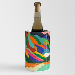 Colorful Mountain Ranges Wine Chiller