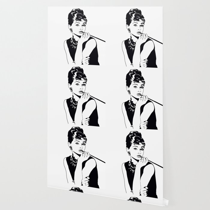 Audrey Hepburn Wallpaper By Saundramyles Society6
