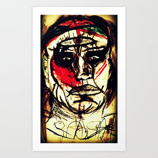 Native hooligan Art Print