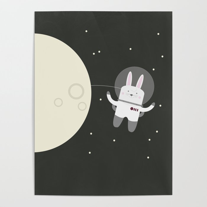 Astro Bunnies Poster