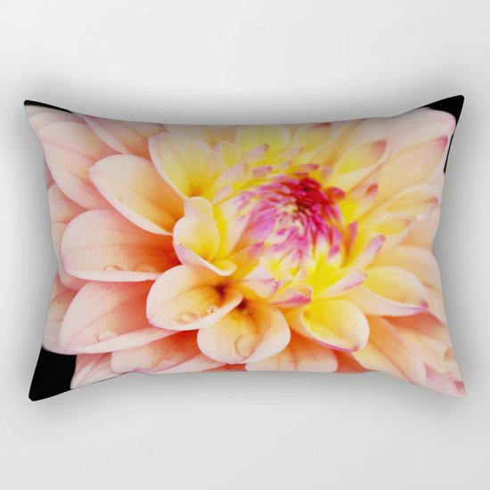Light Pink Dahlia #2 Rectangular Pillow