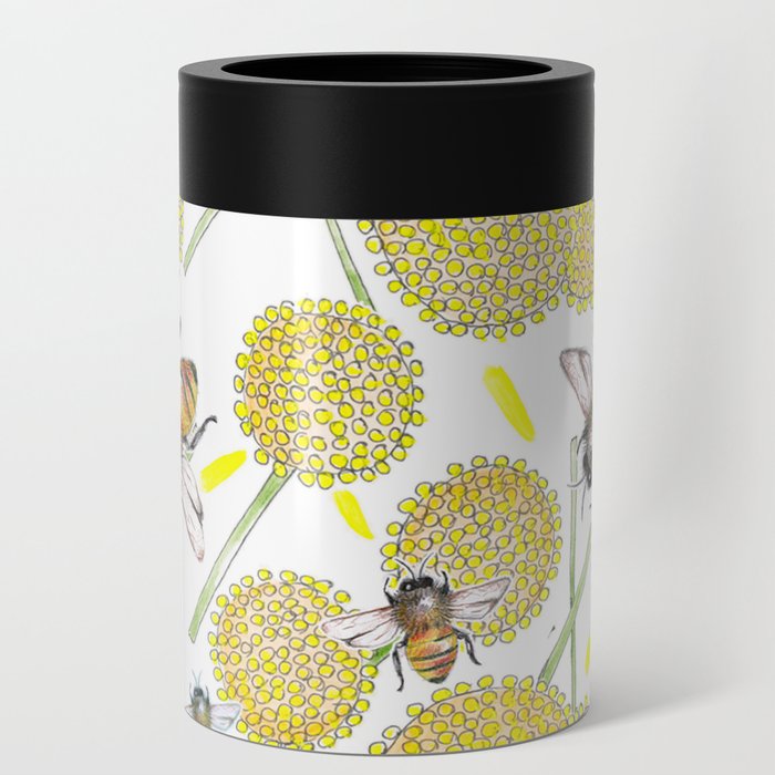 Billy Buttons & Honey Bees Can Cooler