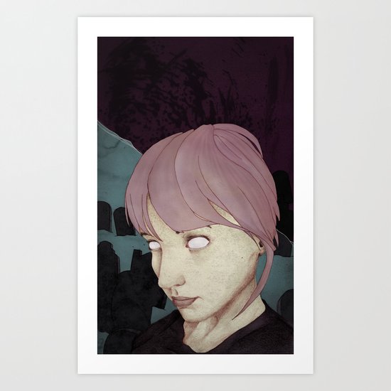 Cemetery Art Print
