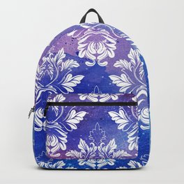 Victorian Blue Pattern Design Backpack