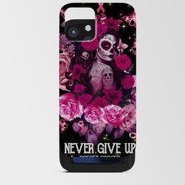 Breast Cancer Never Give Up.jpg iPhone Card Case
