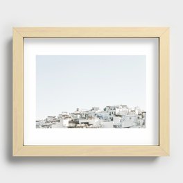 Mediterranean white village of South of Spain, Andalusia Recessed Framed Print