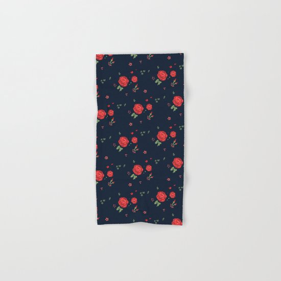 Classic western rose pattern Hand & Bath Towel