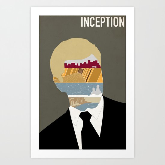 Inception minimalist poster Art Print