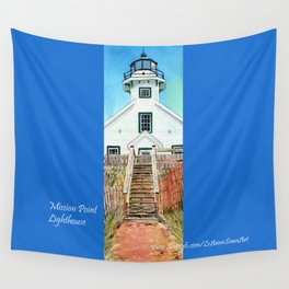 Mission Point Lighthouse Wall Tapestry