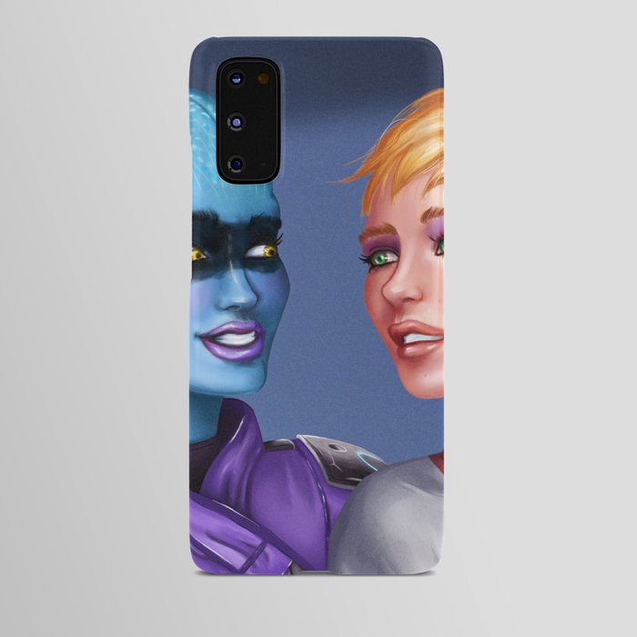 Alien Couple Belly Button Android Case