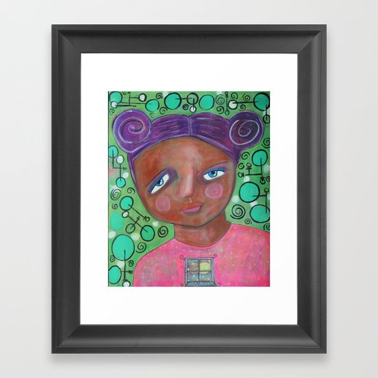 Let the Moonlight In Framed Art Print