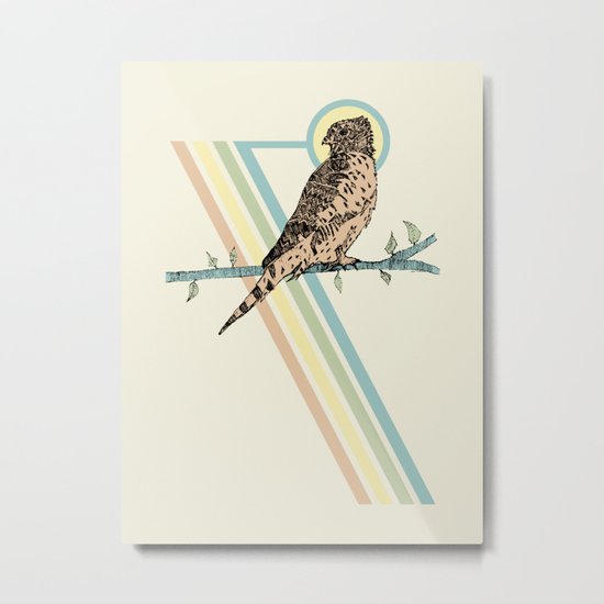Mauritius Kestrel Falcon Metal Print