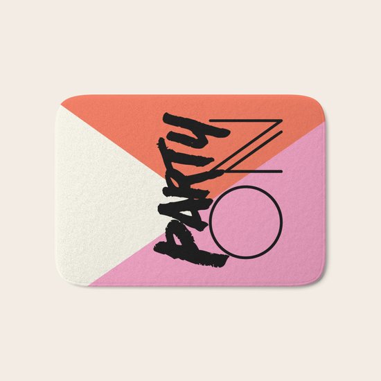 Party On Bath Mat
