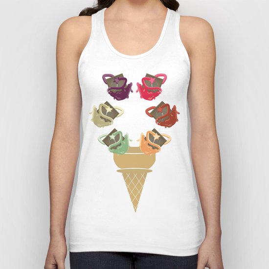 Chocolate Rippleboat Sundae Unisex Tank Top