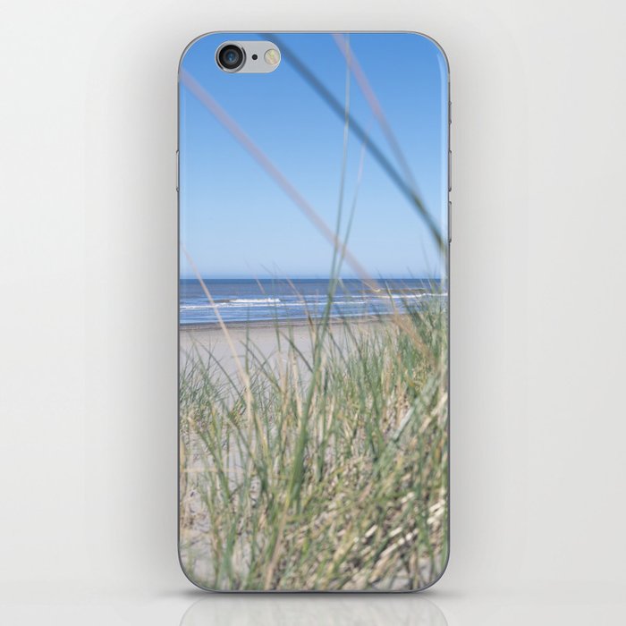 Summer beach coastal art print - mediterranean coast travel photography iPhone Skin