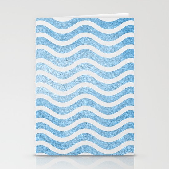 Waves. Stationery Cards