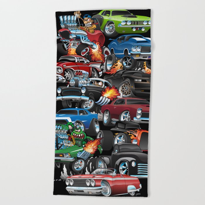 Cars new arrivals beach towel
