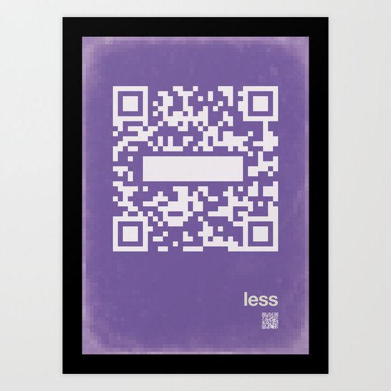 QR less Art Print