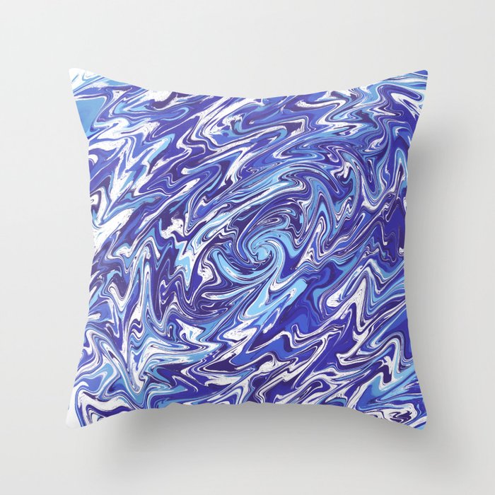 Waves Throw Pillow