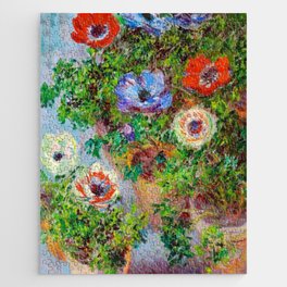 Claude Monet , Stilll Life with Anemones Jigsaw Puzzle