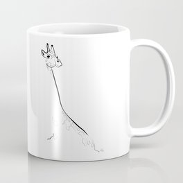 Giraffe Line Drawing Coffee Mug