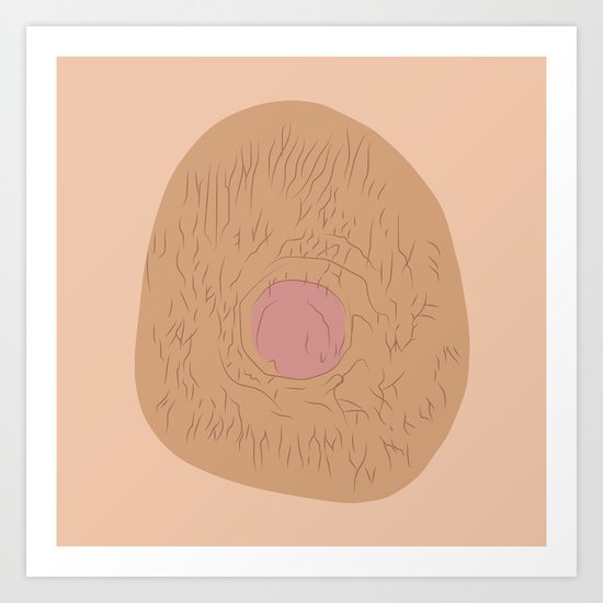 Nipple Art Print