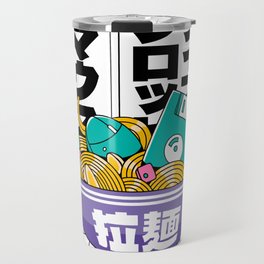 Fashion Vaporwave Ramen Japanese Computer Design  Travel Mug