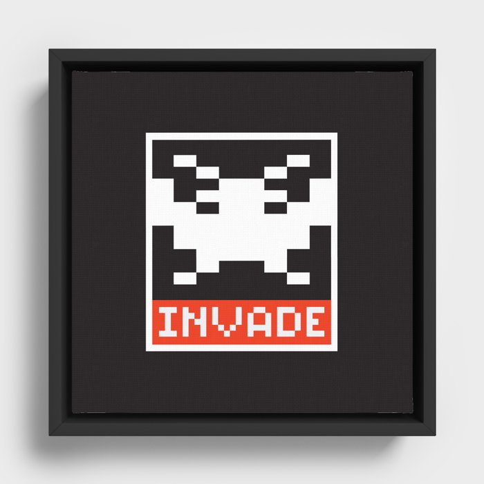 INVADE Framed Canvas