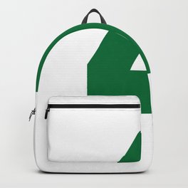 4 (Olive & White Number) Backpack