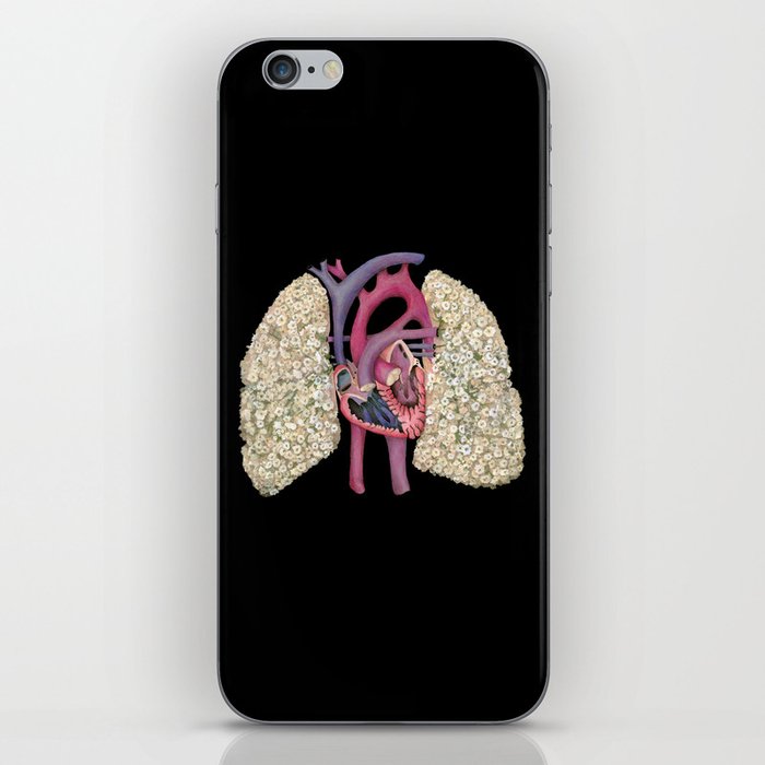 Fetal Heart with Baby's Breath Lungs iPhone Skin