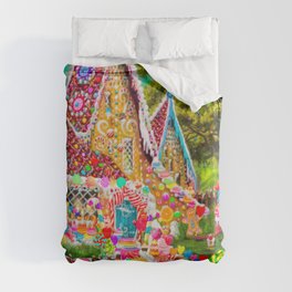 The Gingerbread House Duvet Cover