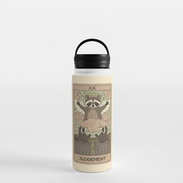 Judgement - Raccoons Tarot Water Bottle