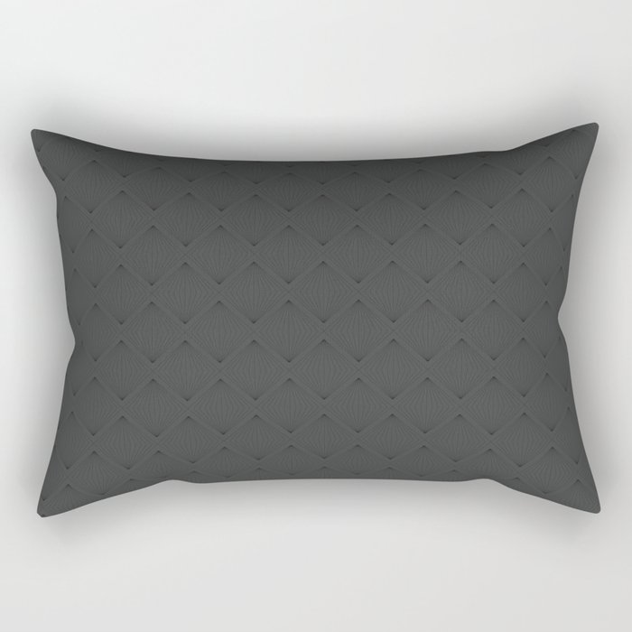 Luxurious black pattern  pillow Rectangular Pillow