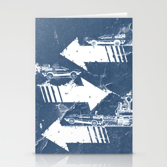 Back to the Future Minimalist Poster Stationery Cards